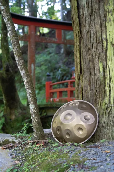 朱の鳥居とハンドパン Alpha(京都)